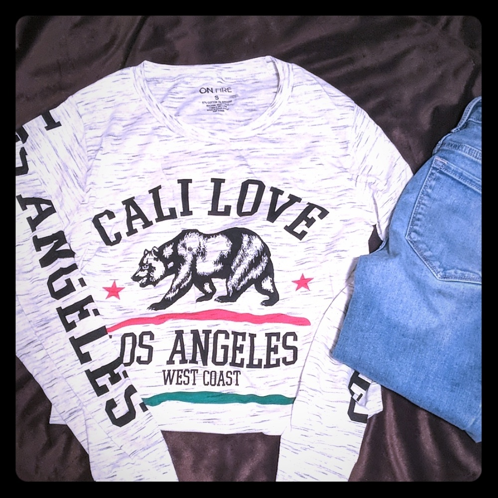 Long sleeve fitted crop top